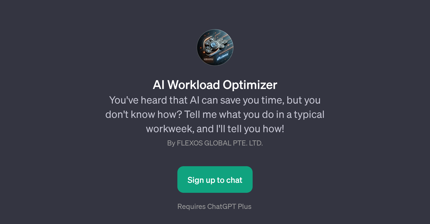 AI Workload Optimizer website