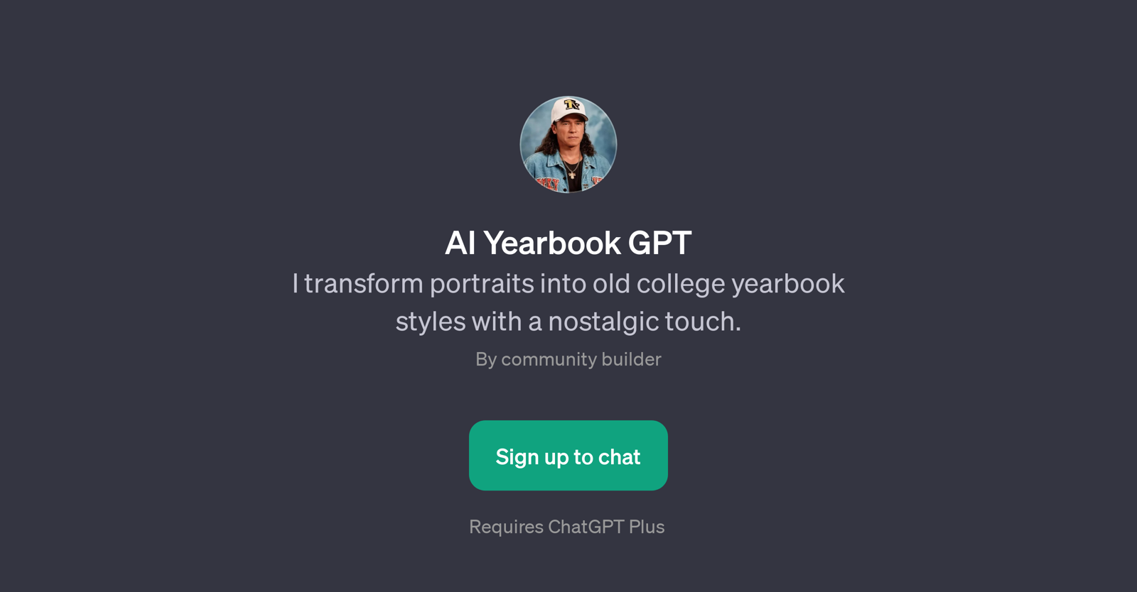AI Yearbook GPT website
