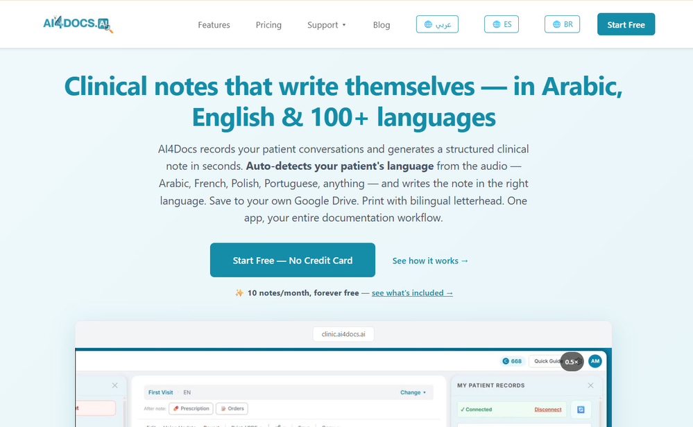 AI4Docs.AI website