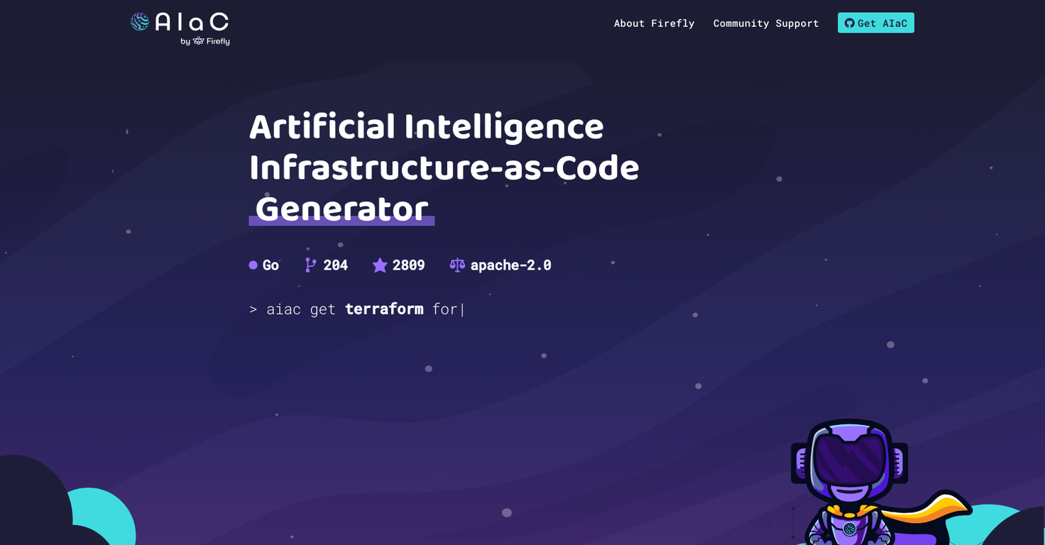 Aiac.dev website