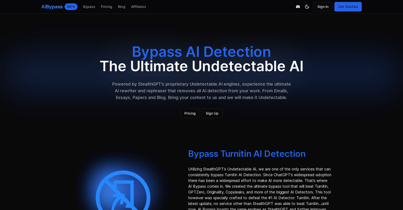 AIBypass website