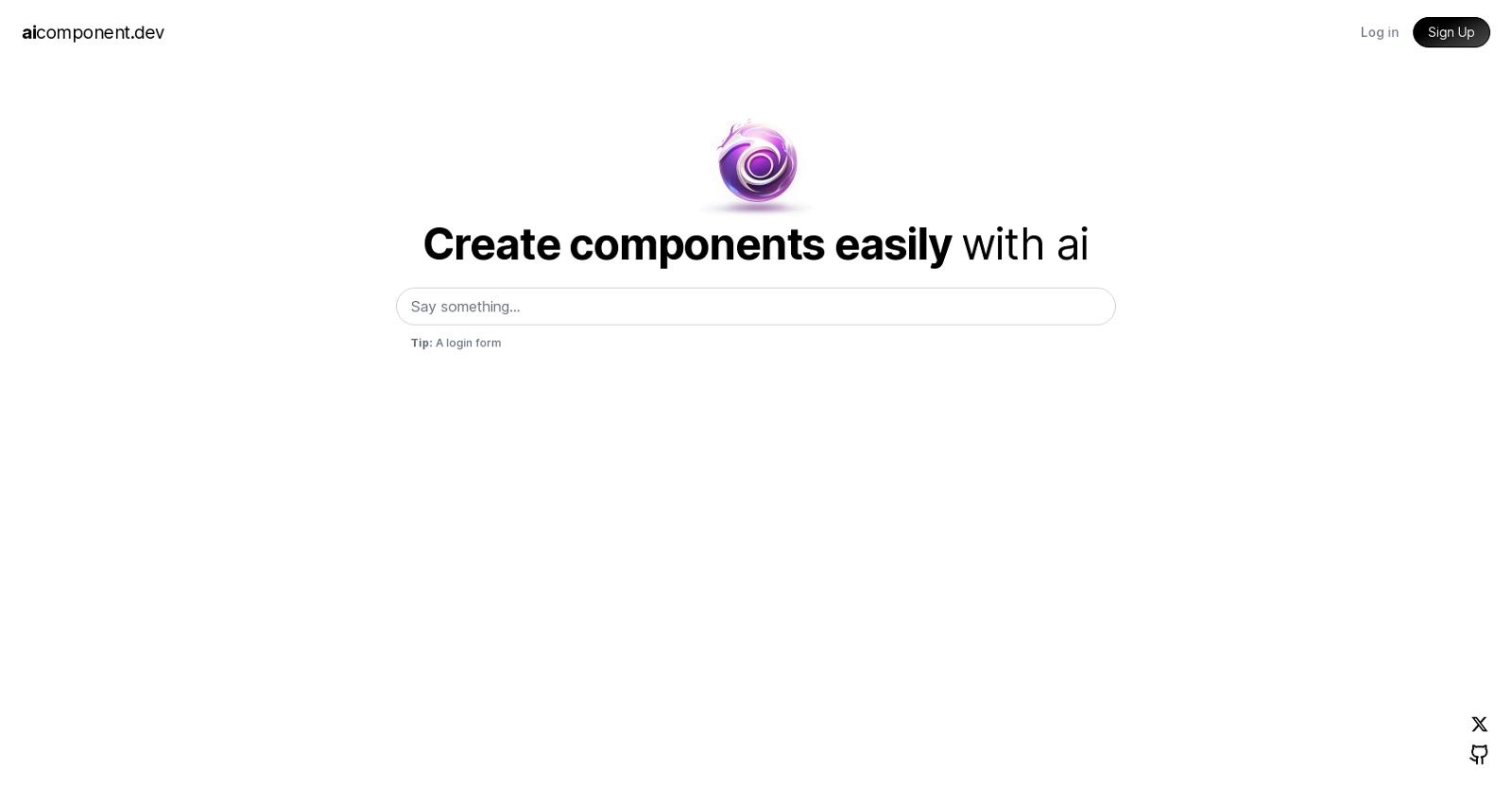 AIComponent website