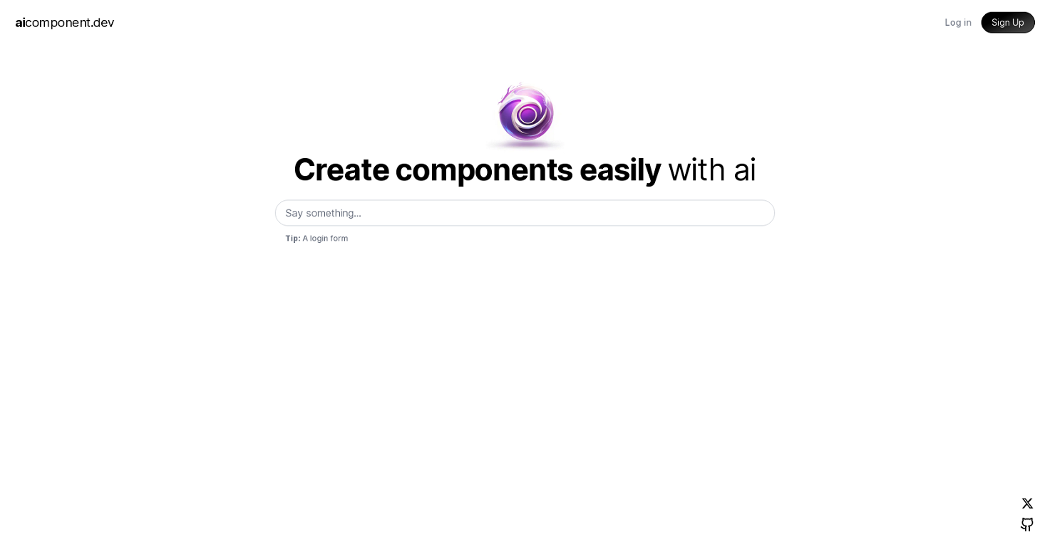AIComponent website