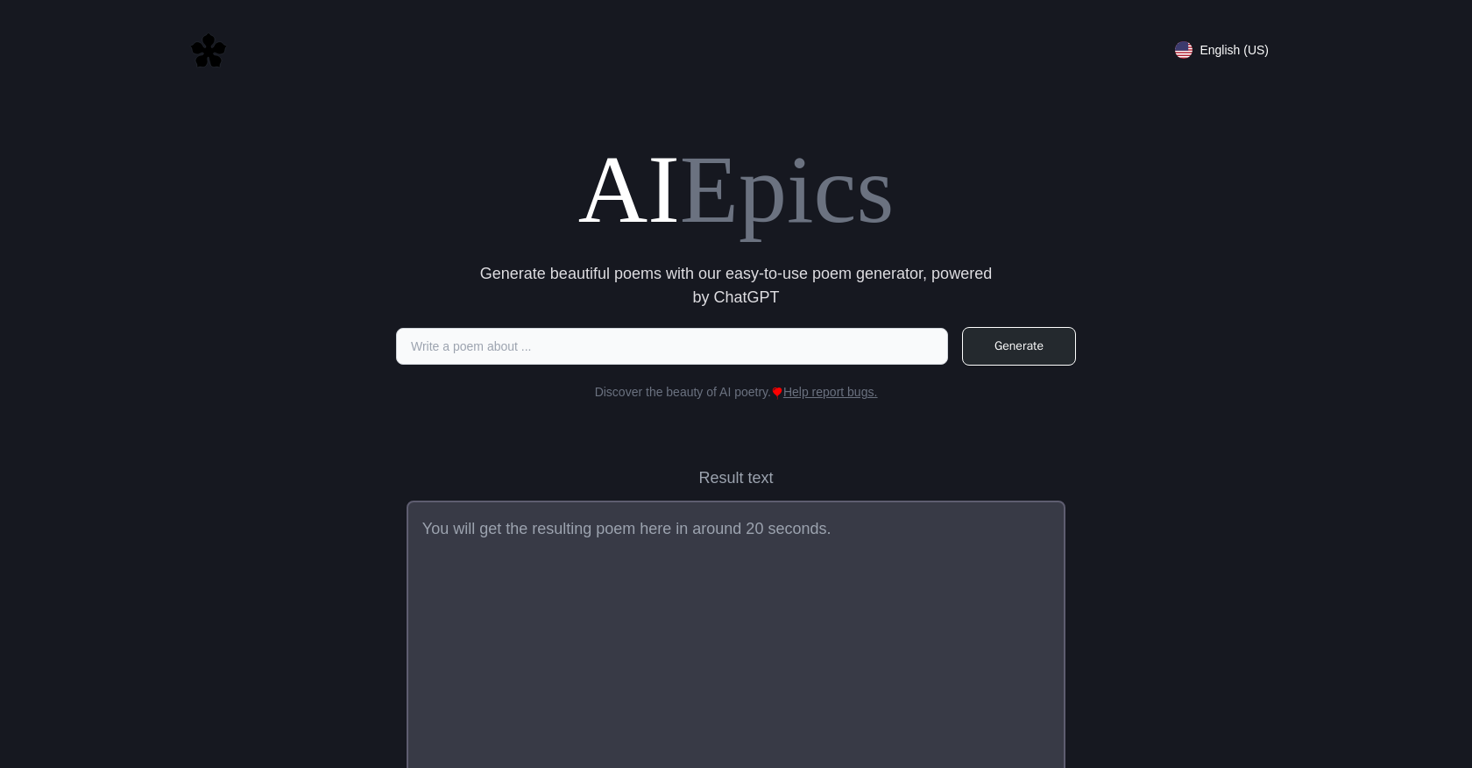 AIEpics website