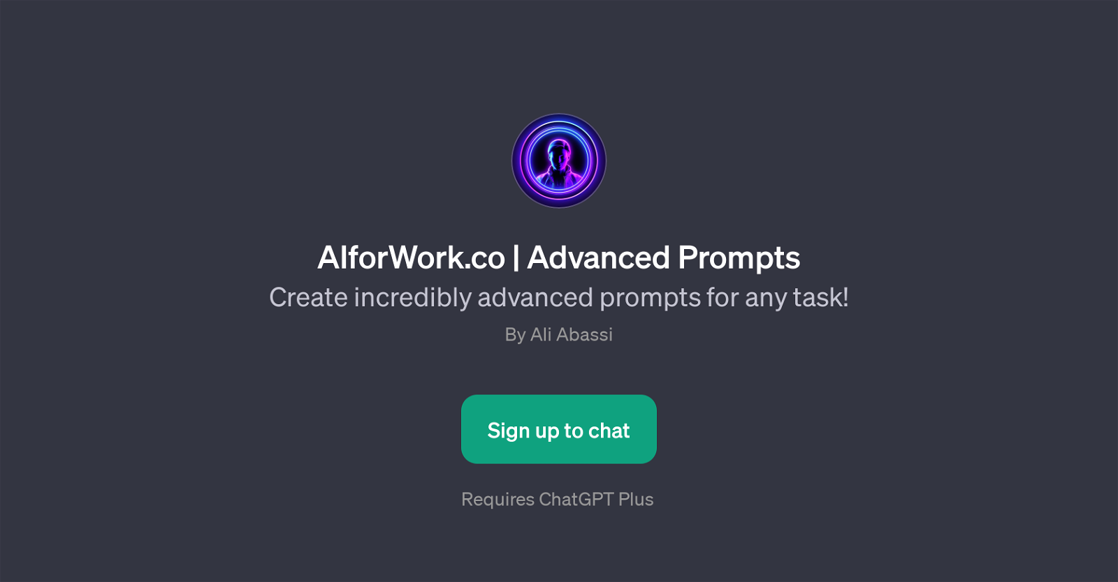 AIforWork.co | Advanced Prompts website