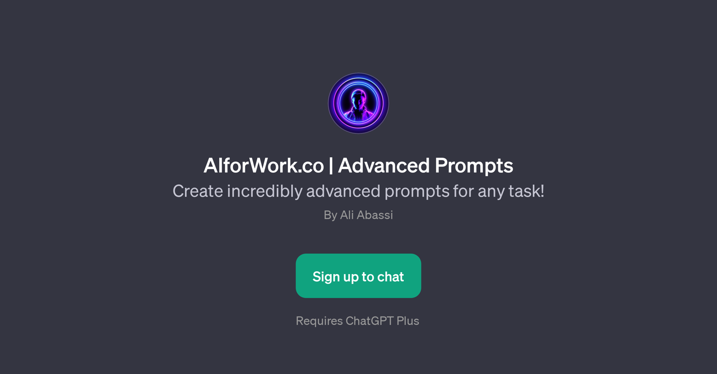 AIforWork.co | Advanced Prompts website
