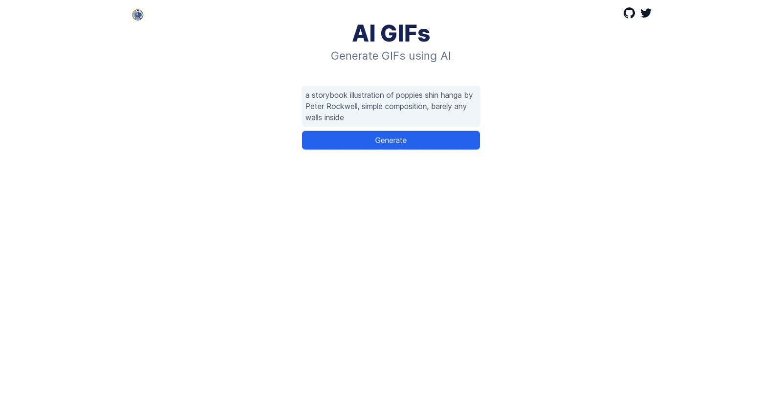 AIGIFs website