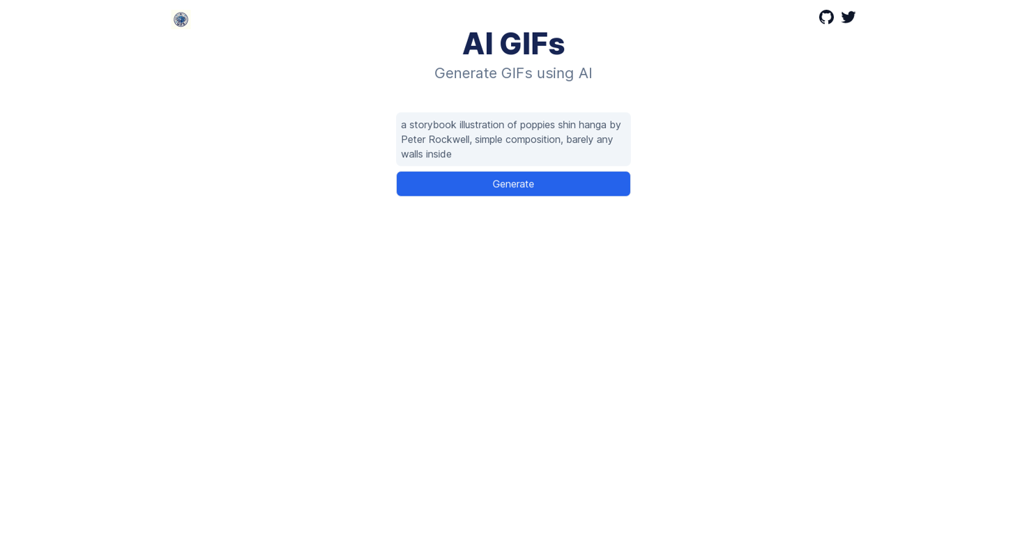 AIGIFs website