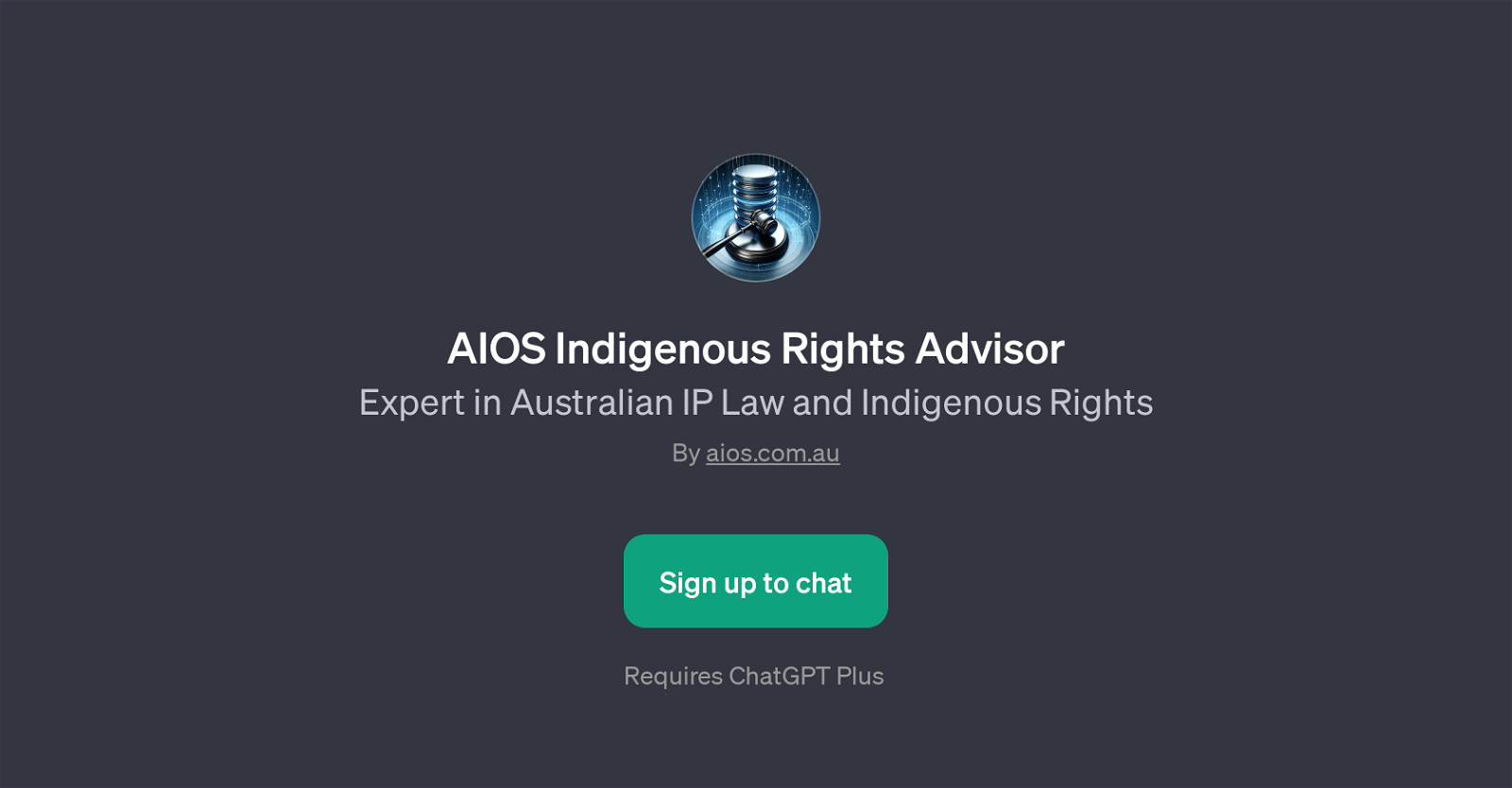 AIOS Indigenous Rights Advisor website