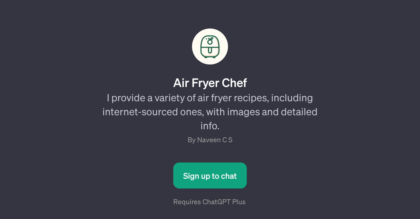 Air Fryer Chef website