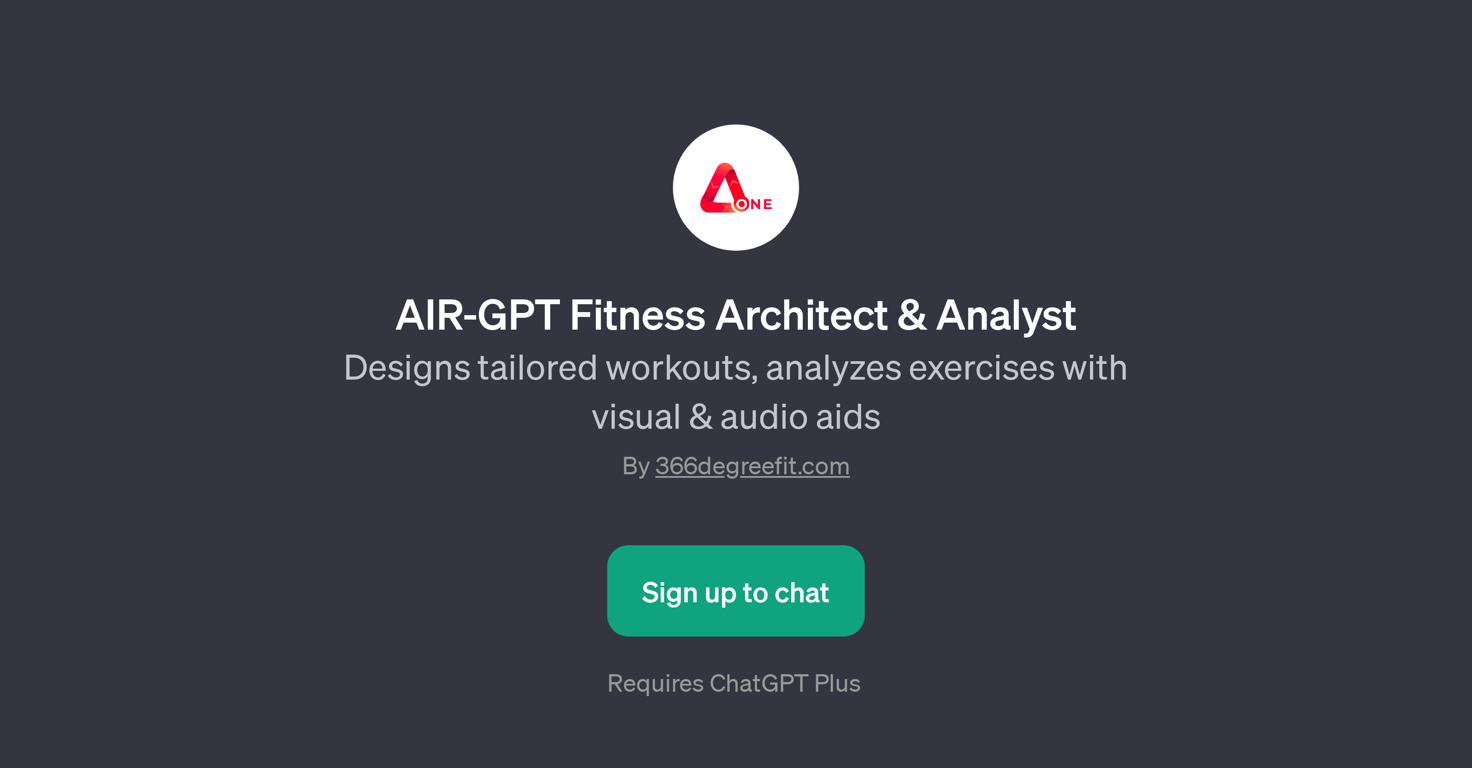 AIR-GPT Fitness Architect & Analyst website