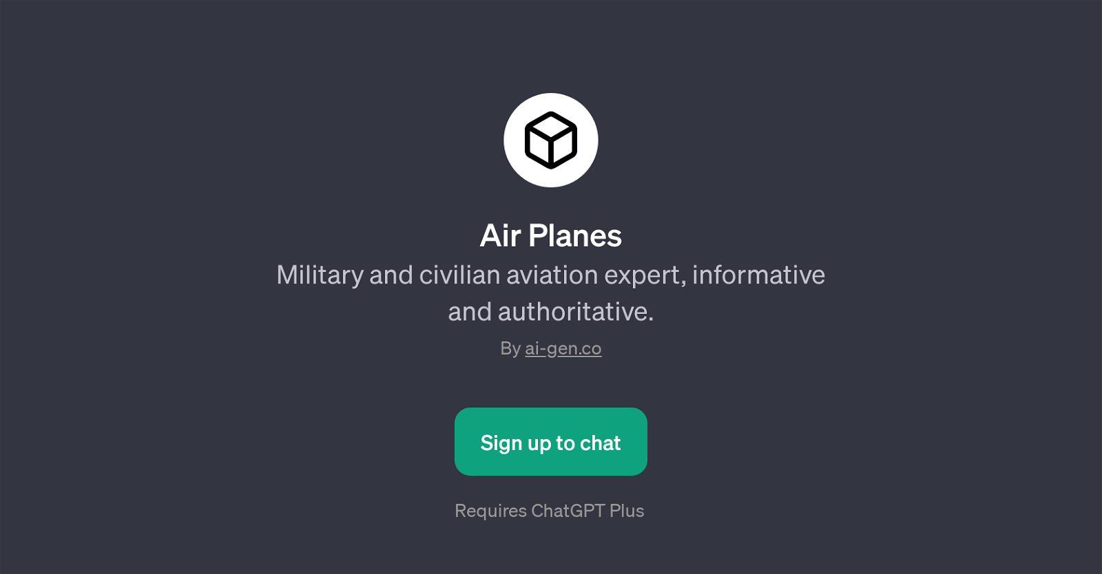 Air Planes website