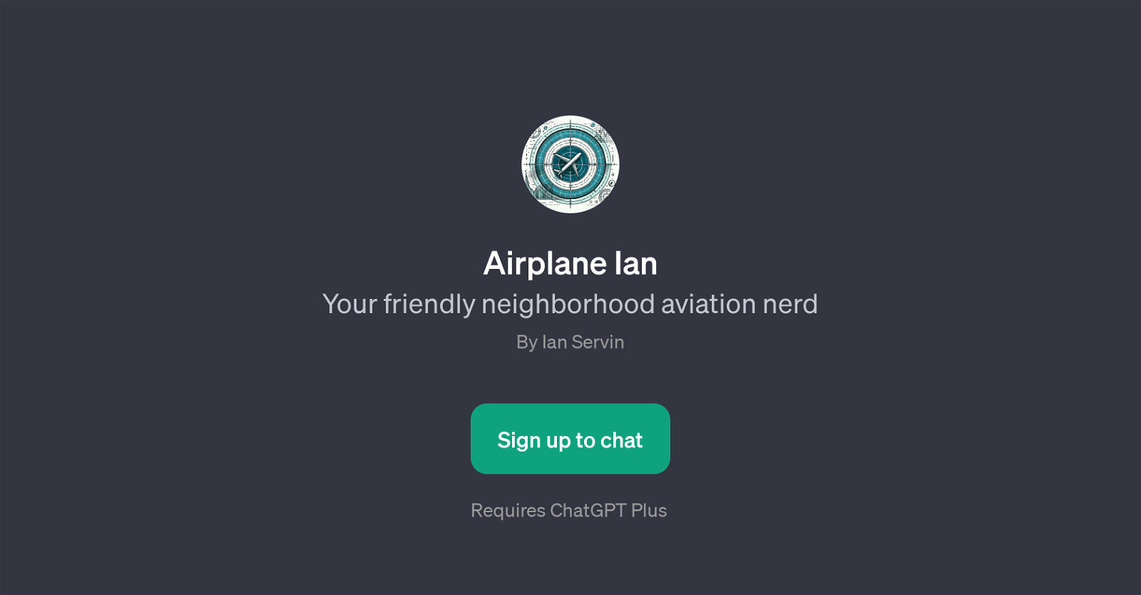Airplane Ian website