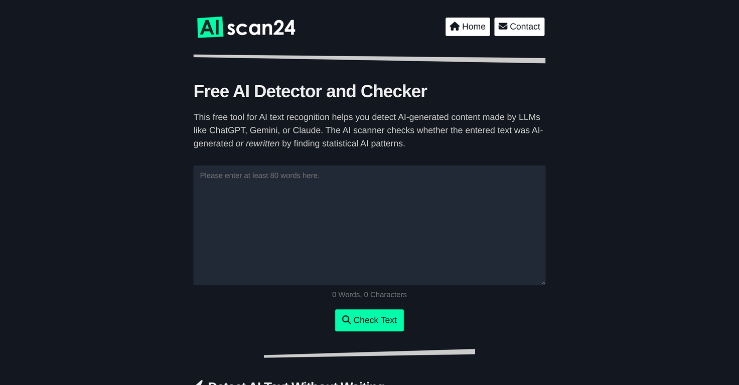 AIScan24 website