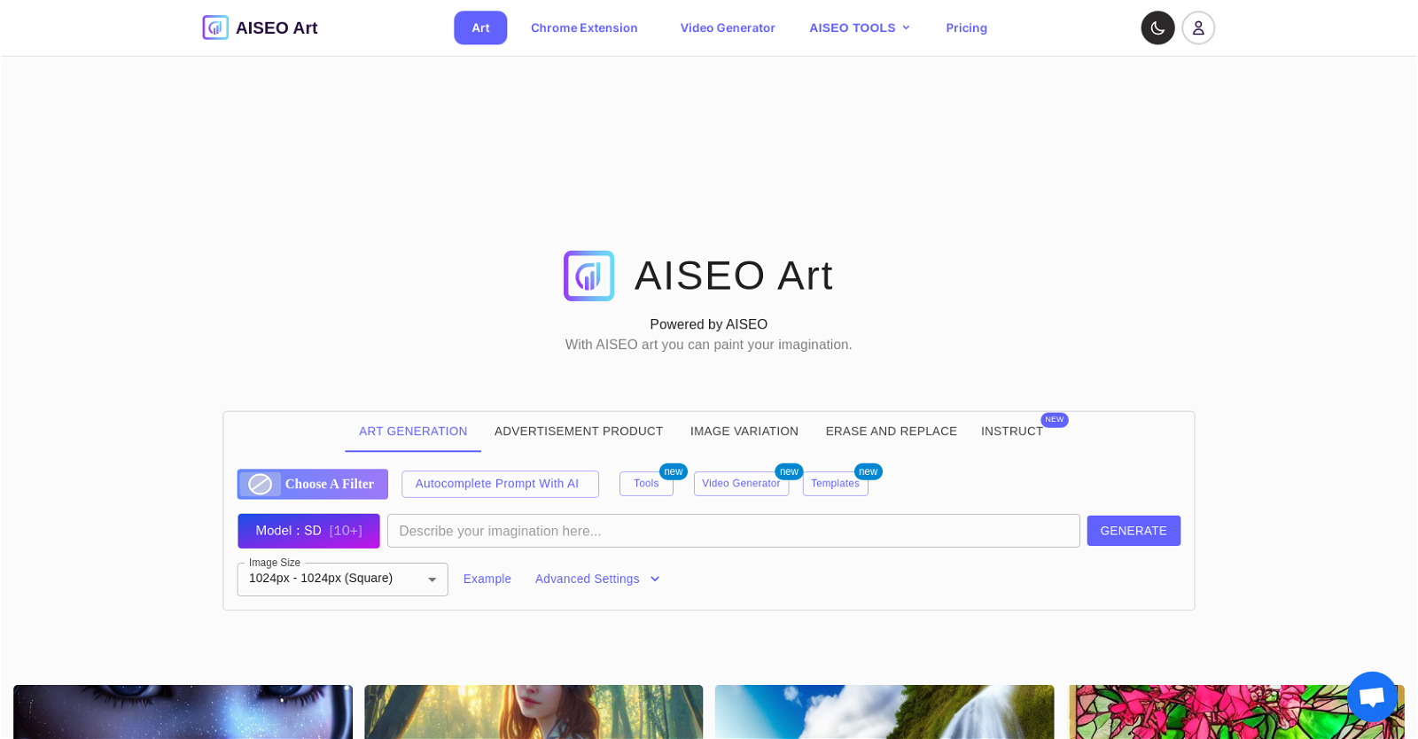 AISEO Art website