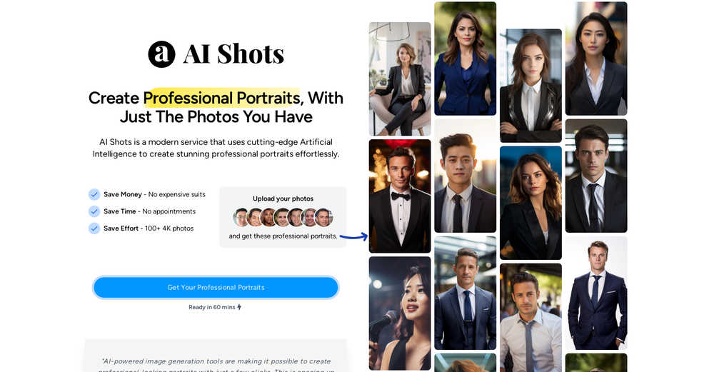 AIShots website