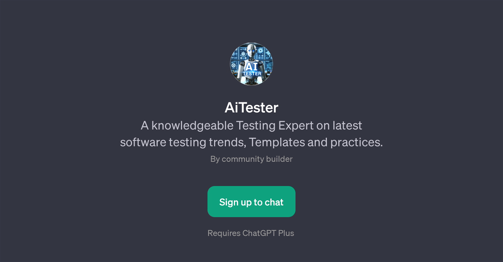 AiTester website