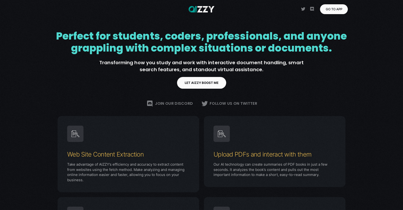 Aizzy website