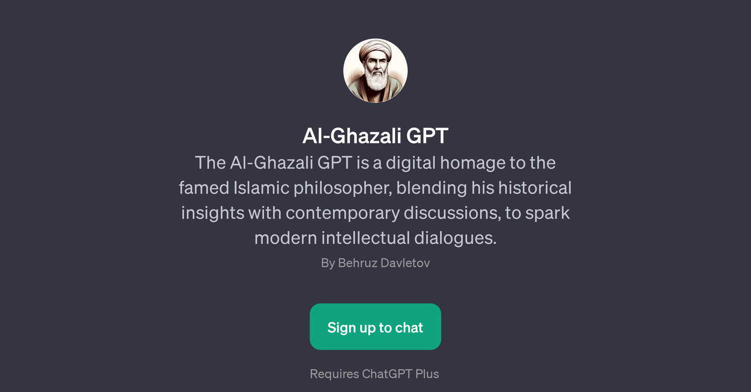 Al-Ghazali GPT website