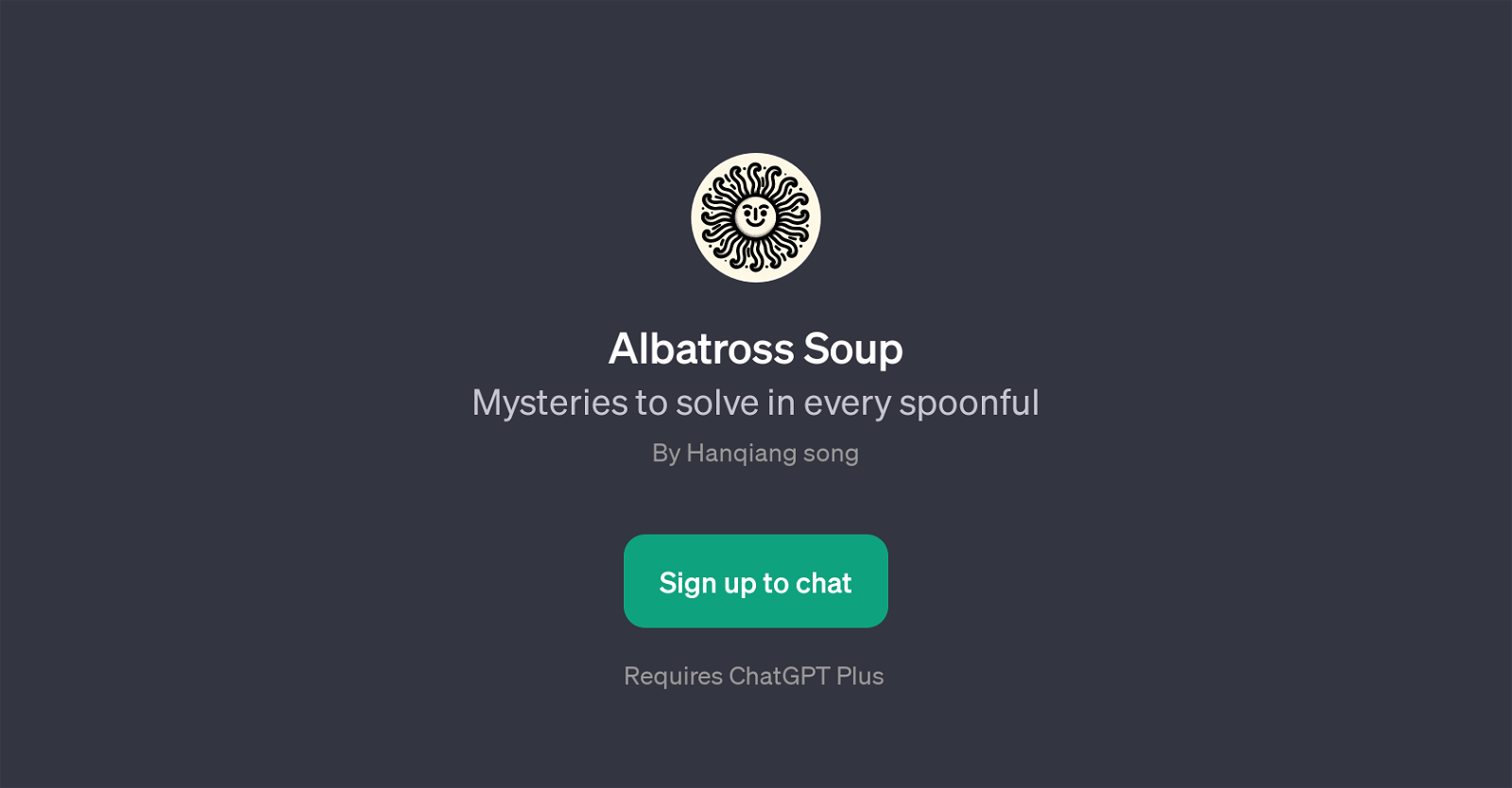 Albatross Soup website