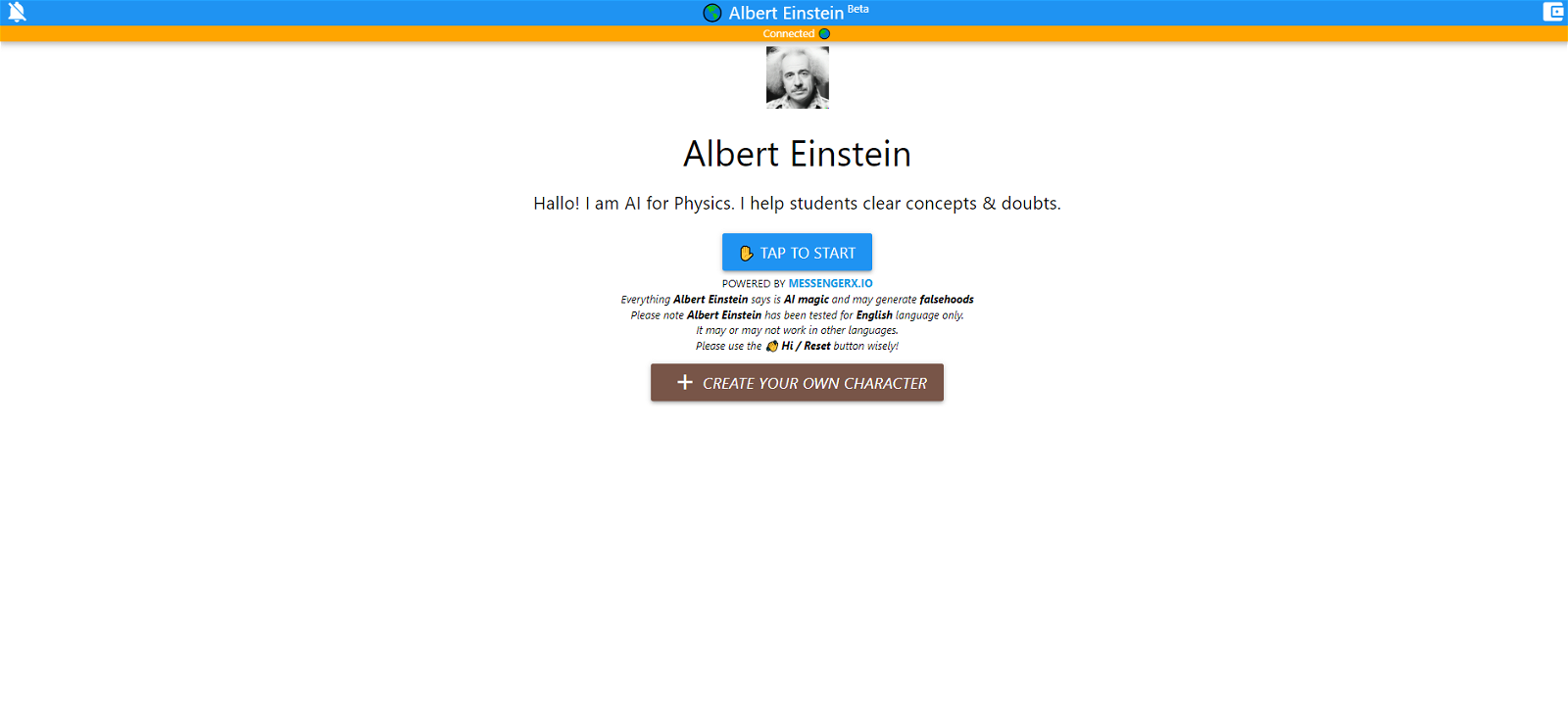 Albert Einstein website