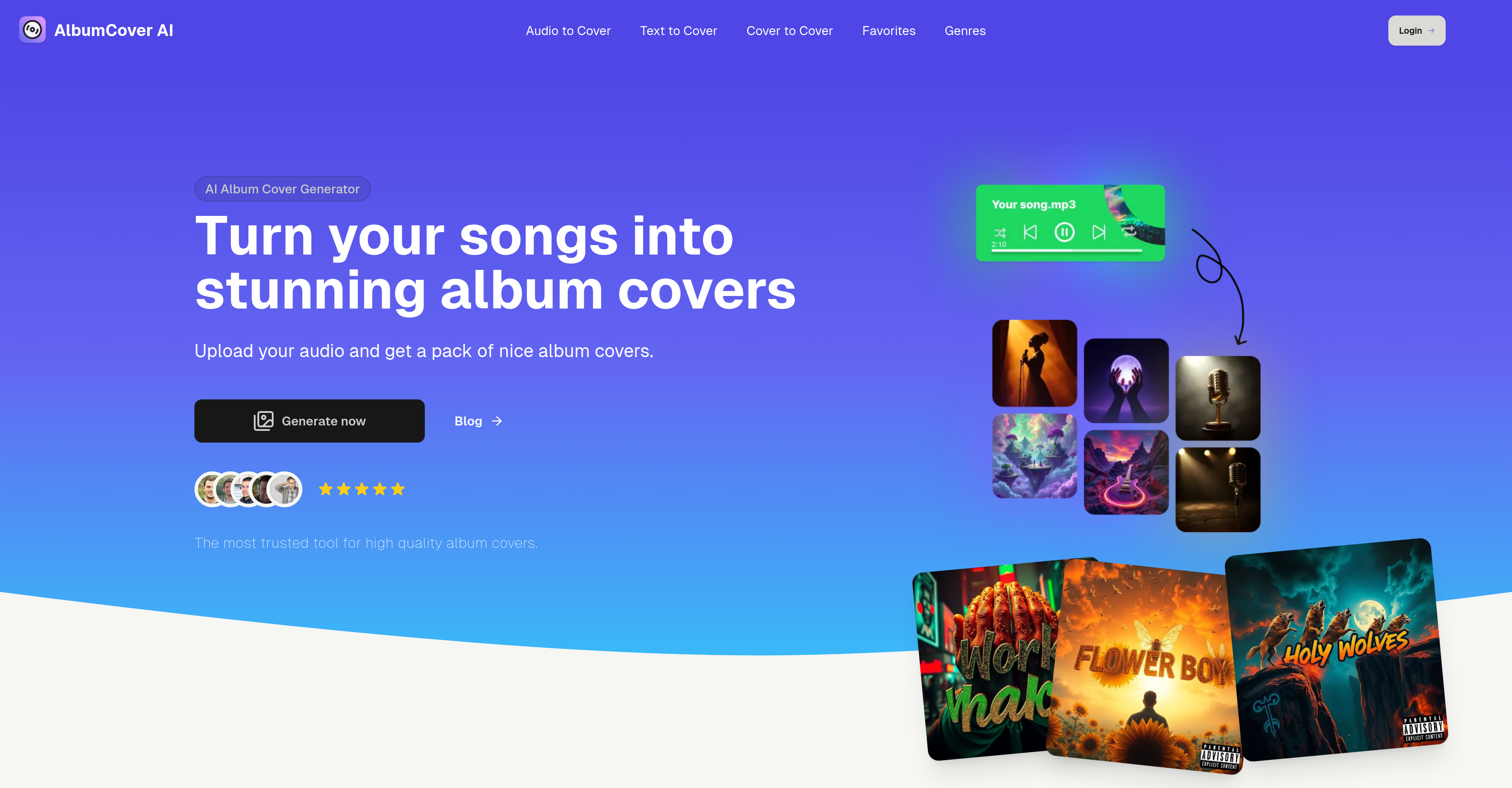 Album Cover AI preview