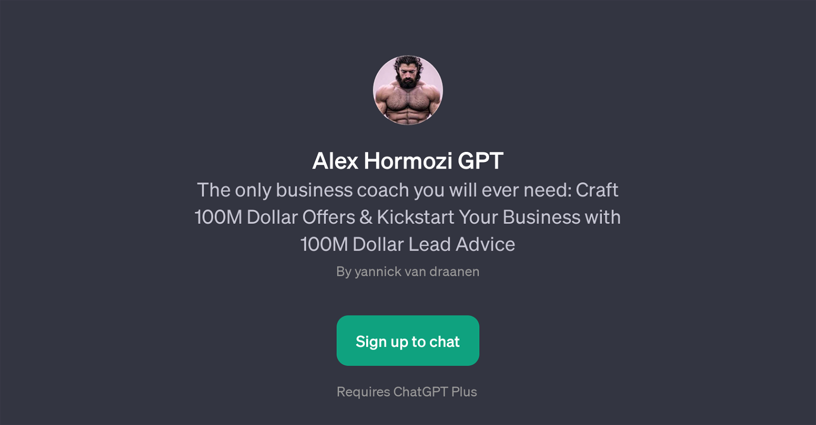 Alex Hormozi GPT website