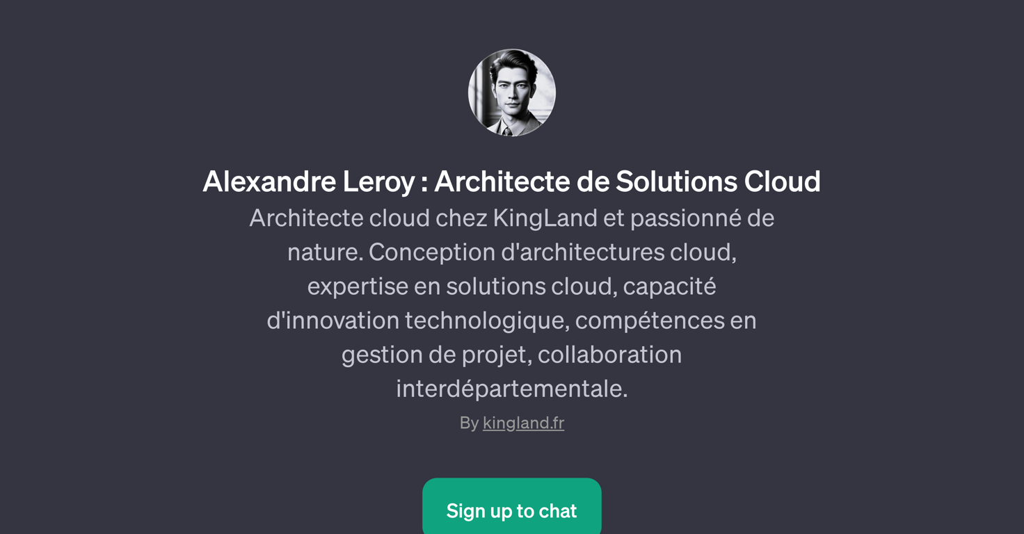 Alexandre Leroy: Architecte de Solutions Cloud website