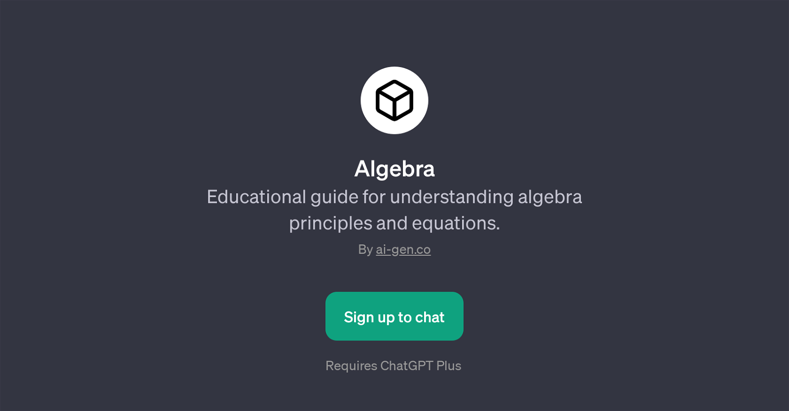 Algebra website