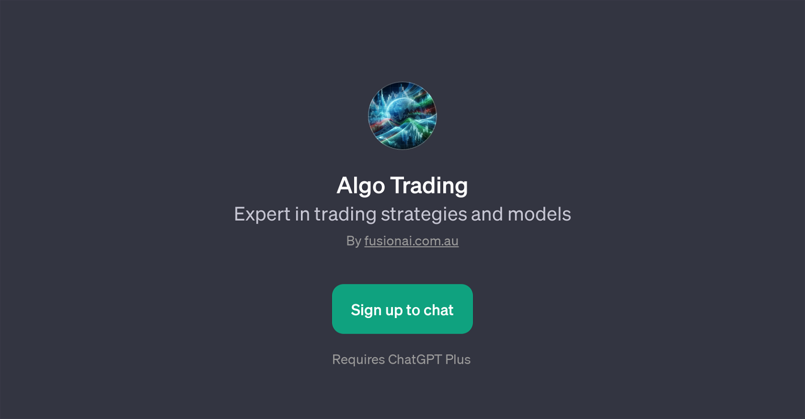 Algo Trading website