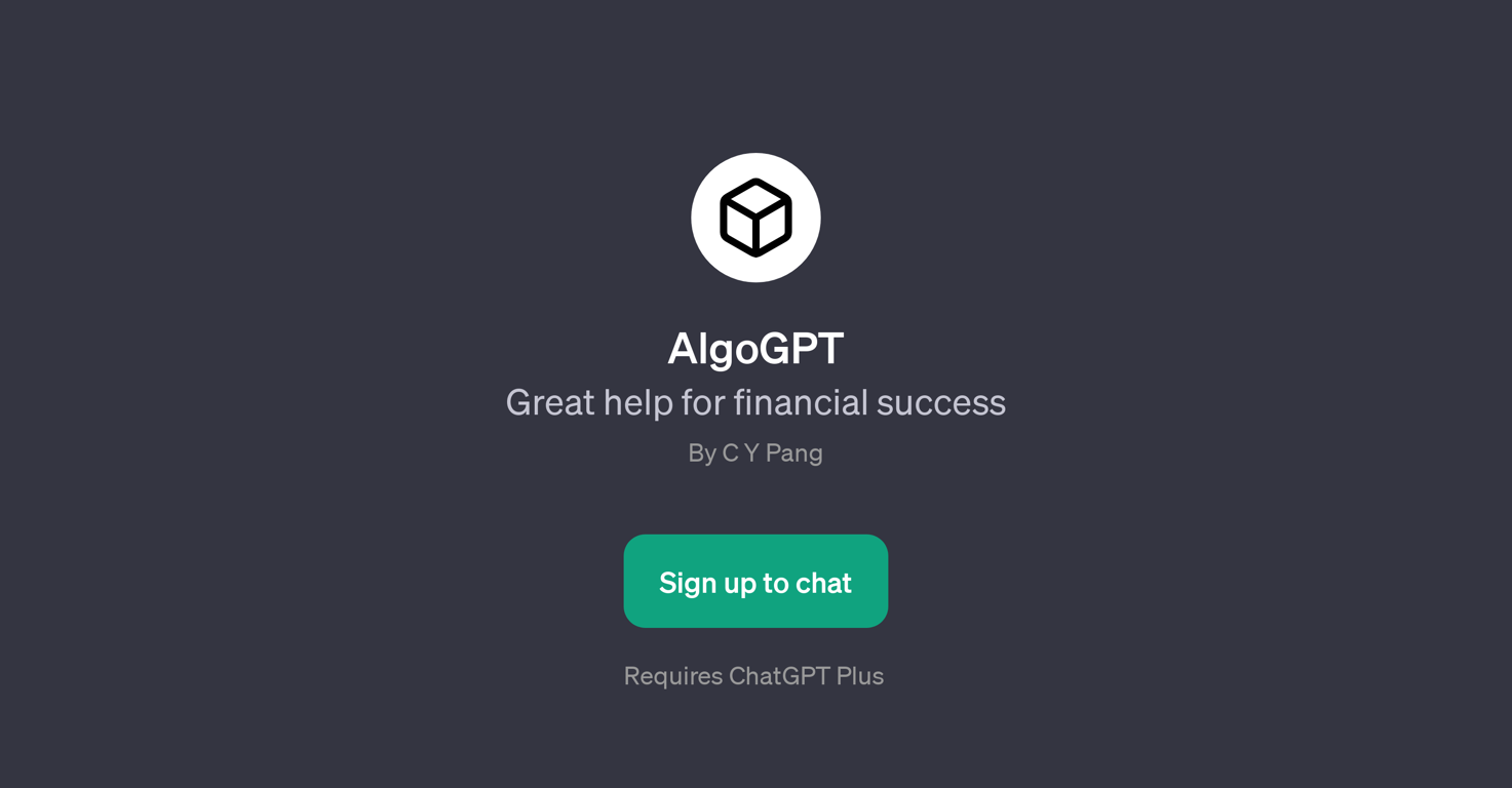 AlgoGPT website