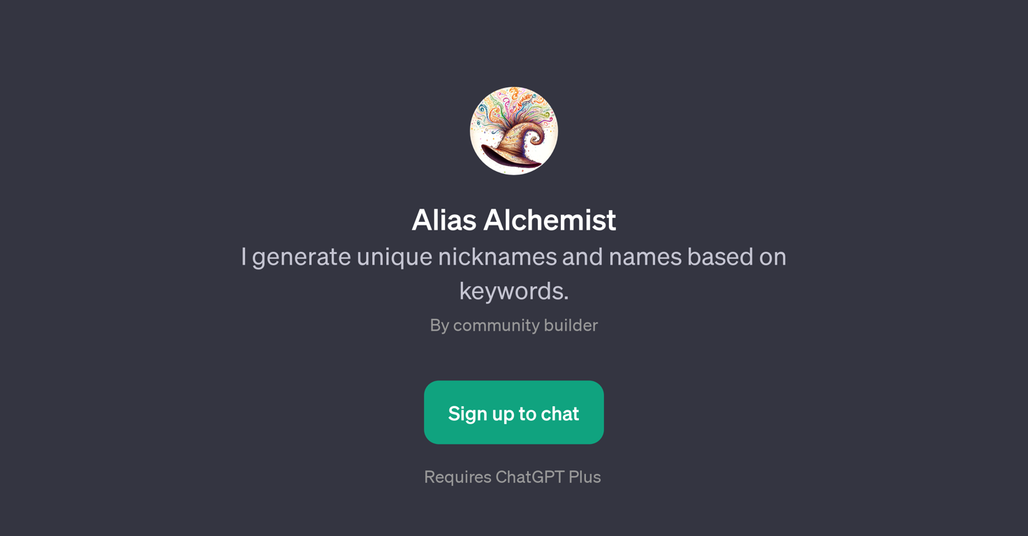 Alias Alchemist website