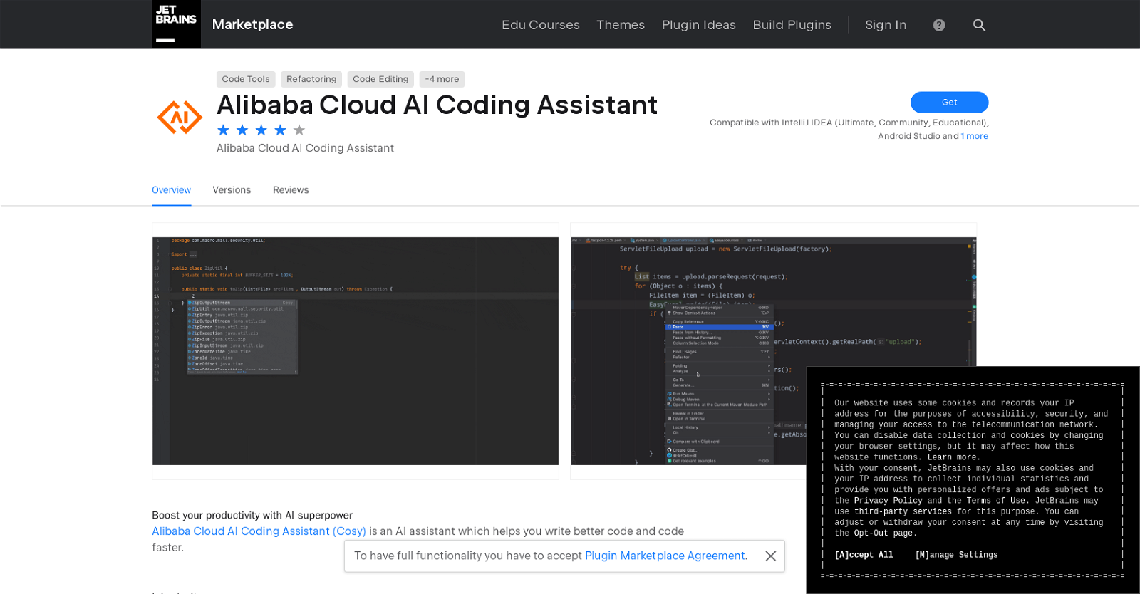 Alibaba coding assistant website