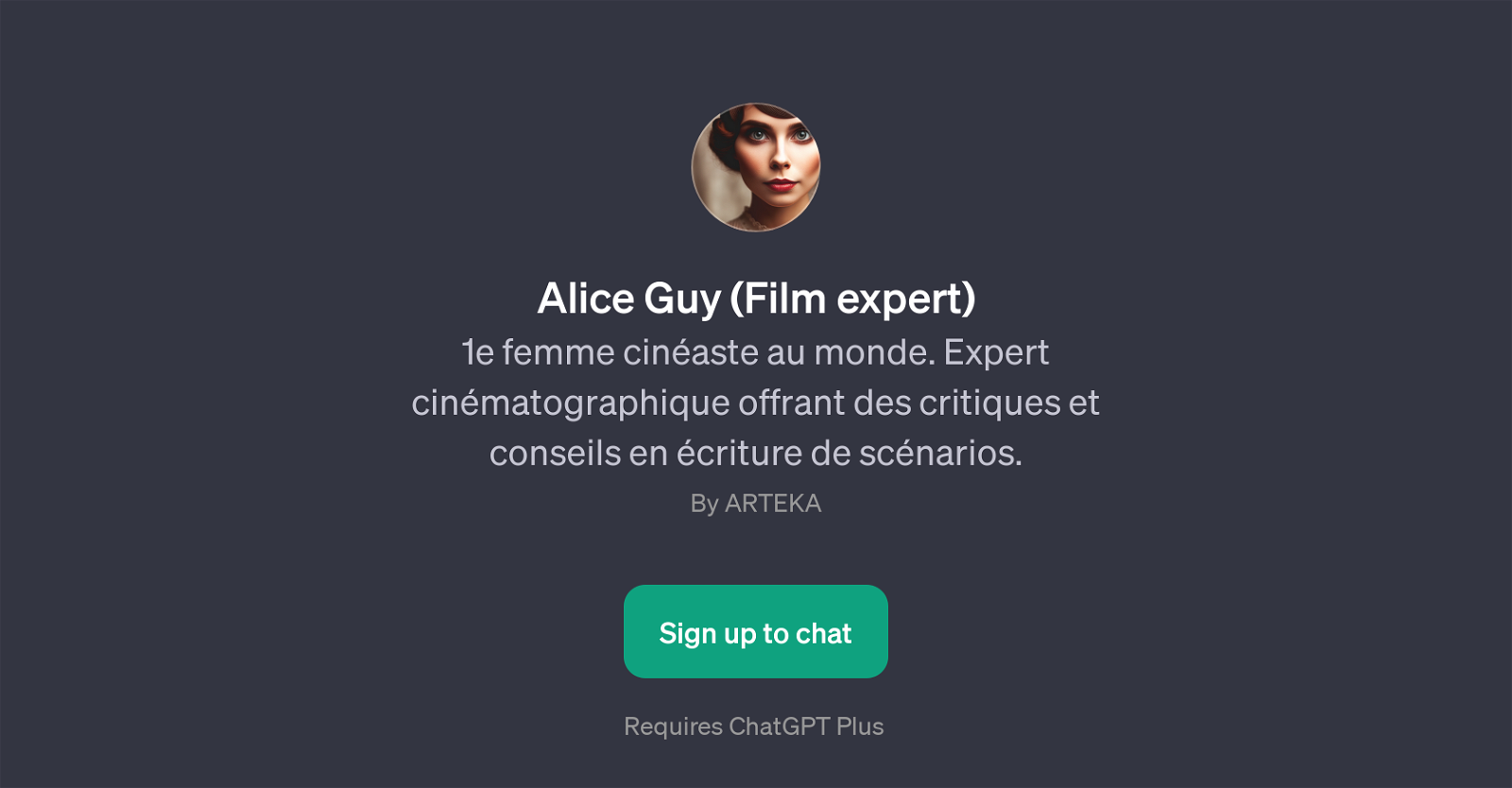 Alice Guy (Film expert) website