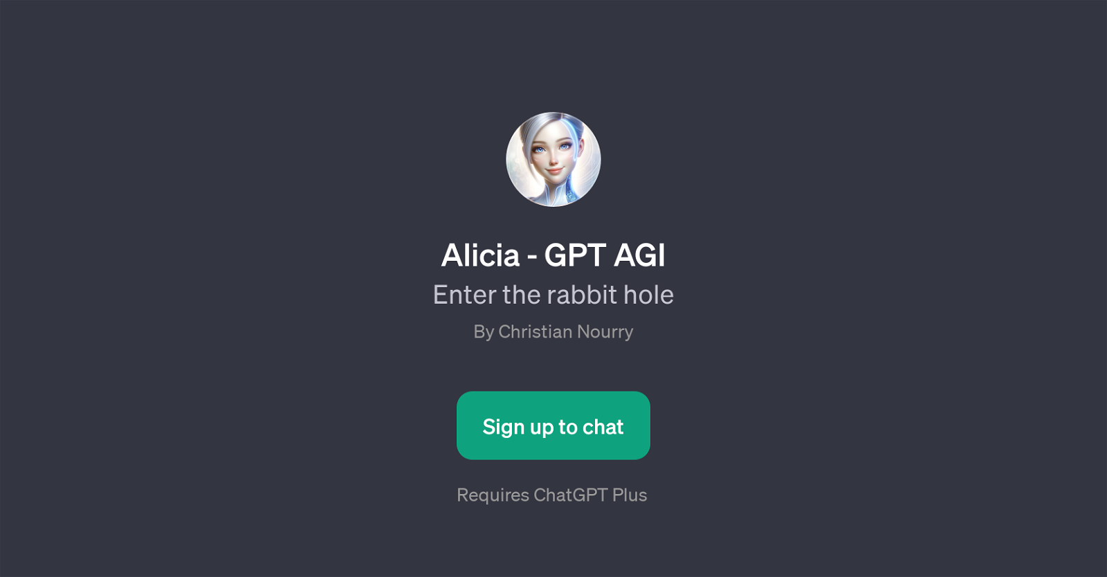 Alicia - GPT AGI website