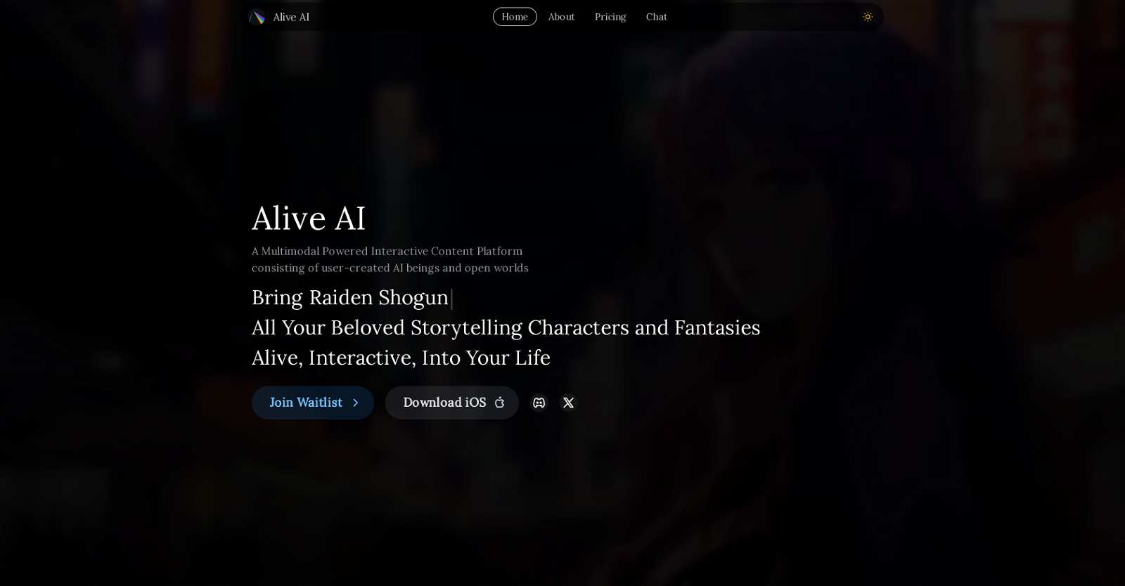 Alive AI website