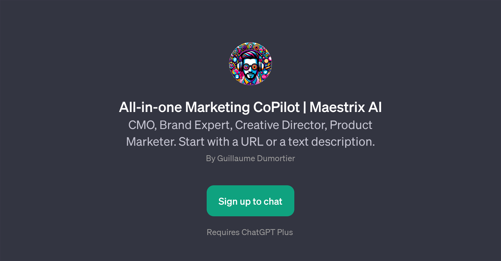 All-in-one Marketing CoPilot | Maestrix AI website