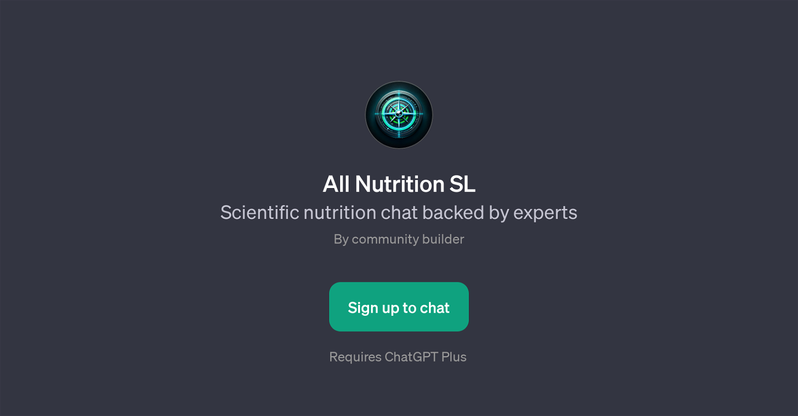 All Nutrition SL website