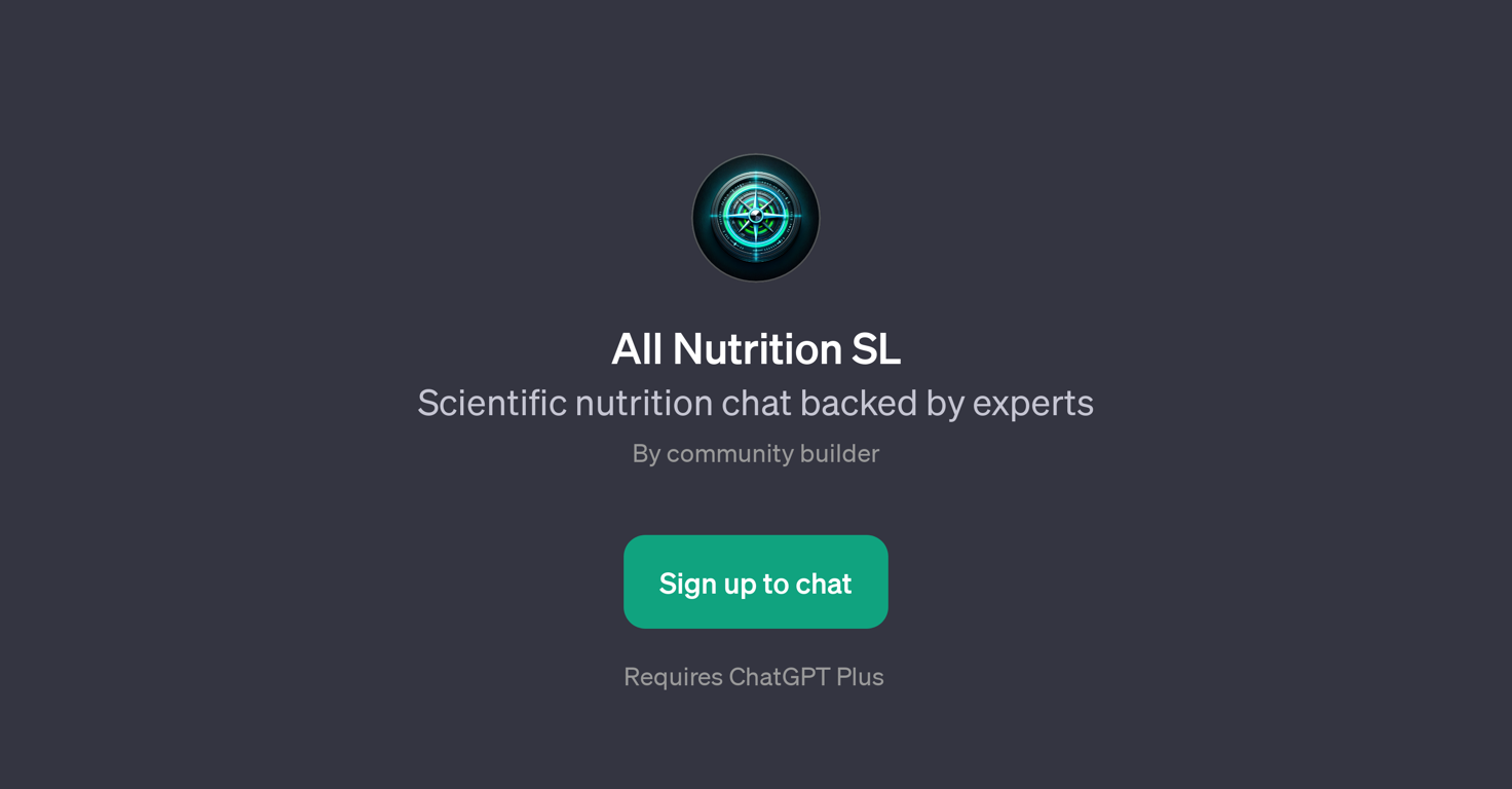 All Nutrition SL website