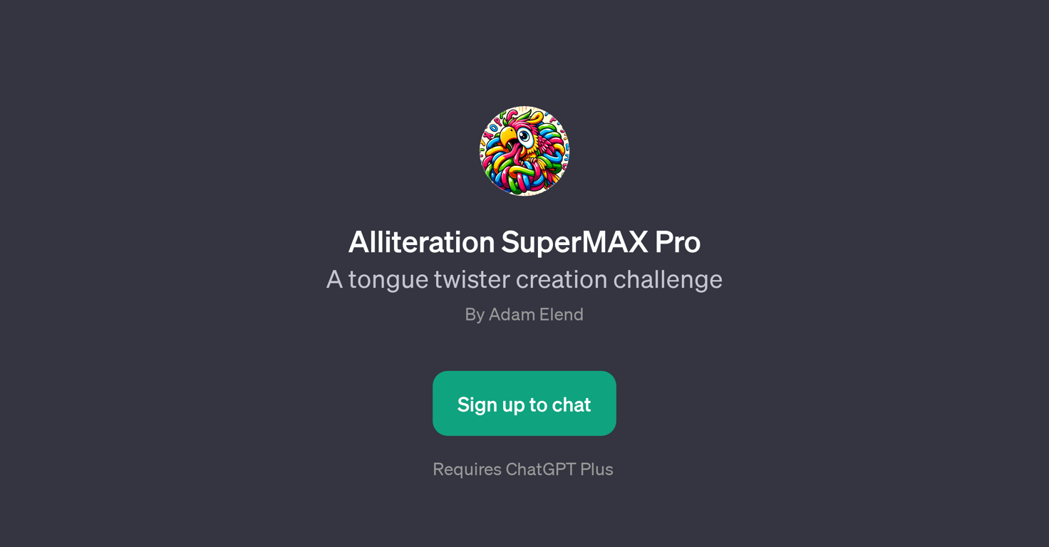 Alliteration SuperMAX Pro website