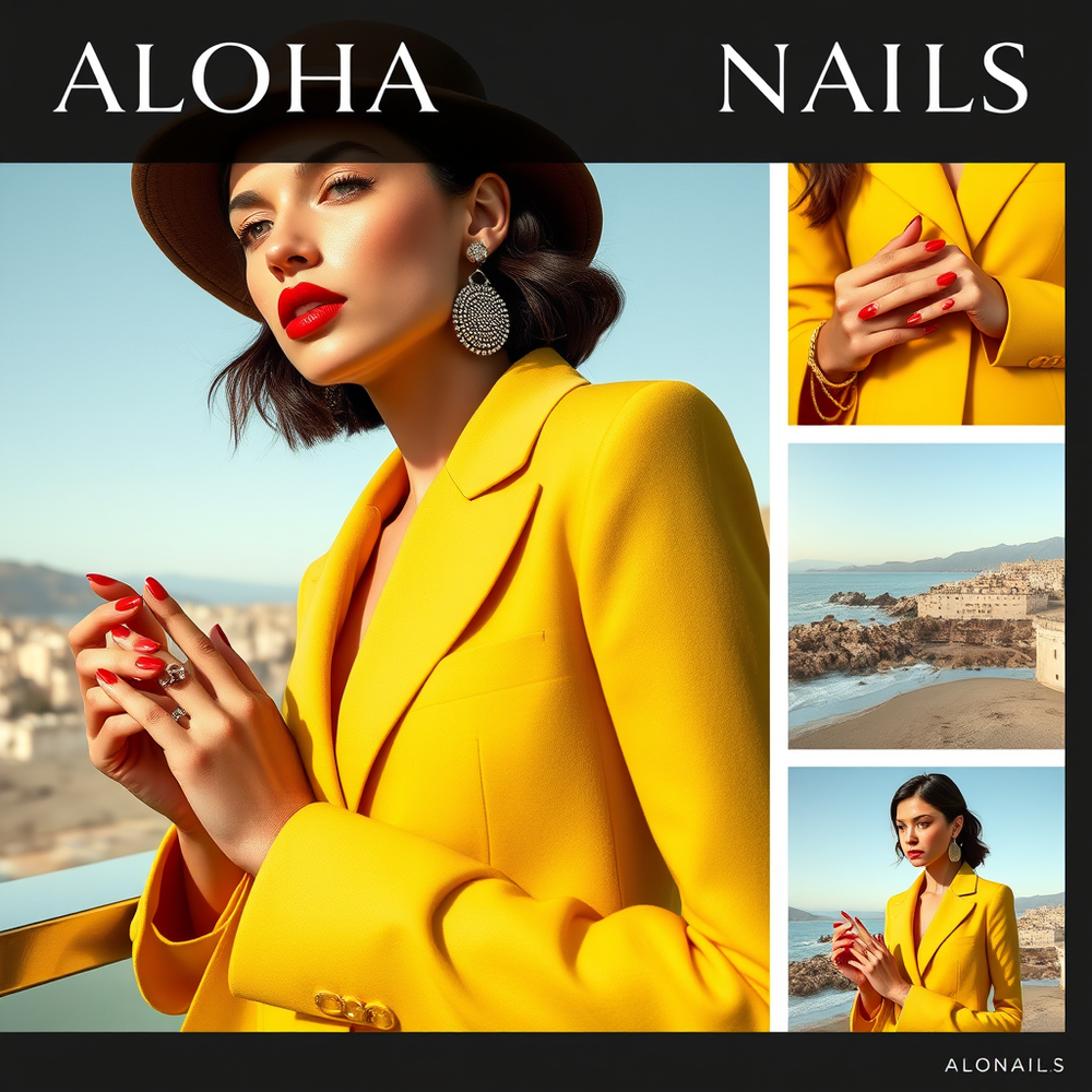 ALOHA NAILS Seasonal Campaign Generator website