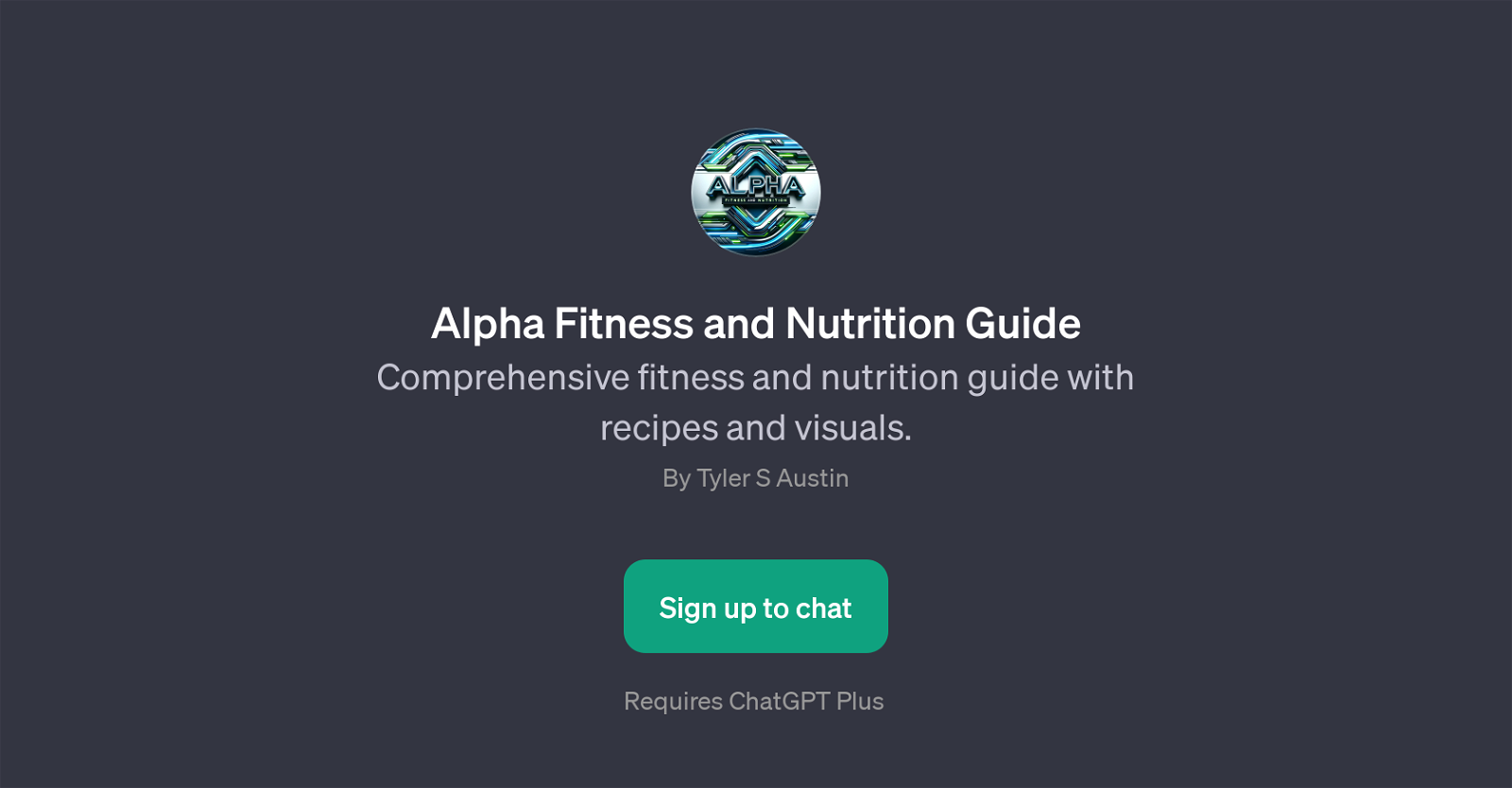 Alpha Fitness and Nutrition Guide website