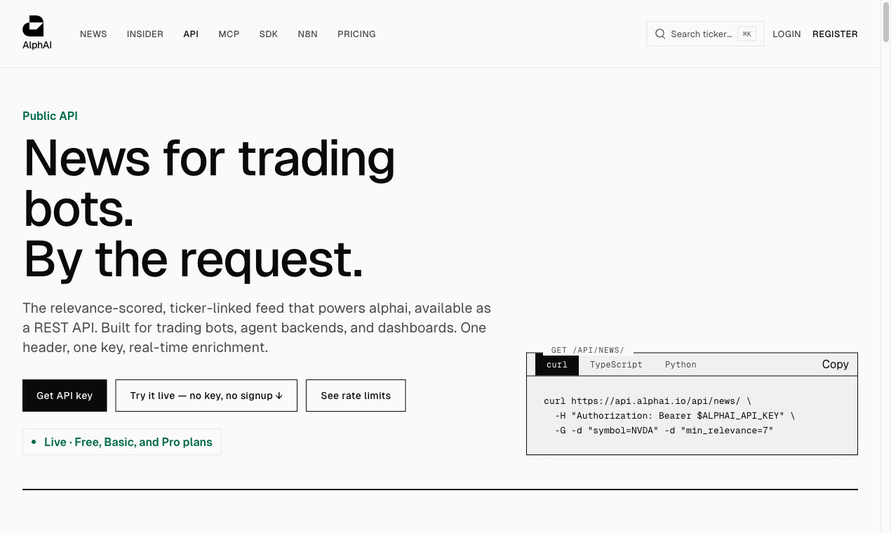 AlphAI website