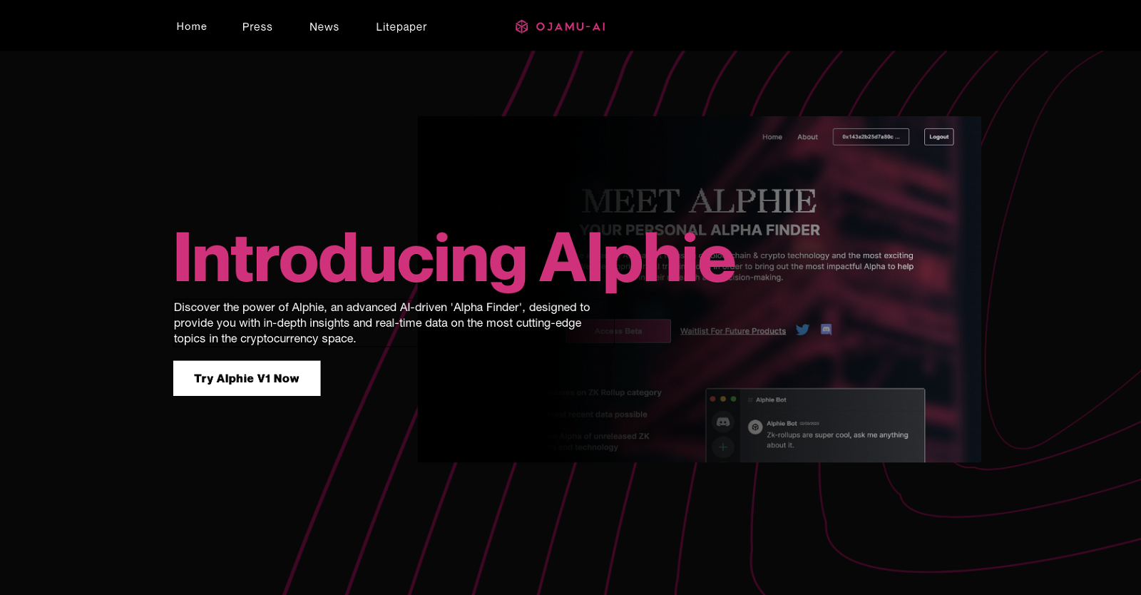 Alphie website