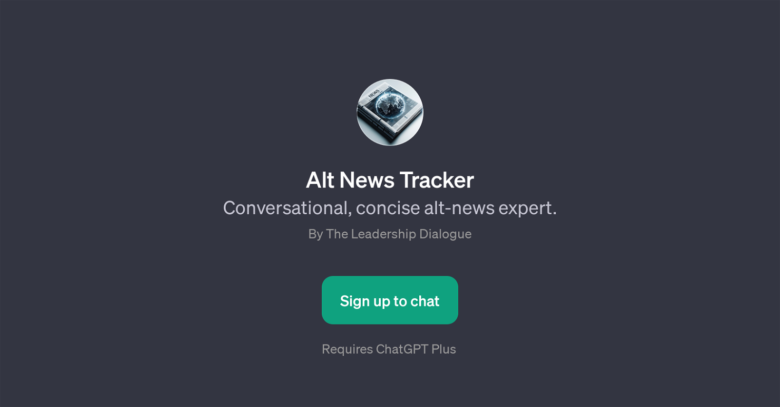 Alt News Tracker website
