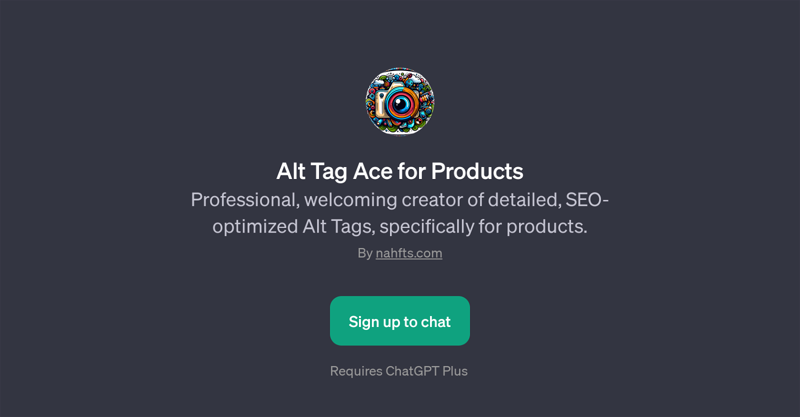 Alt Tag Ace for Products website