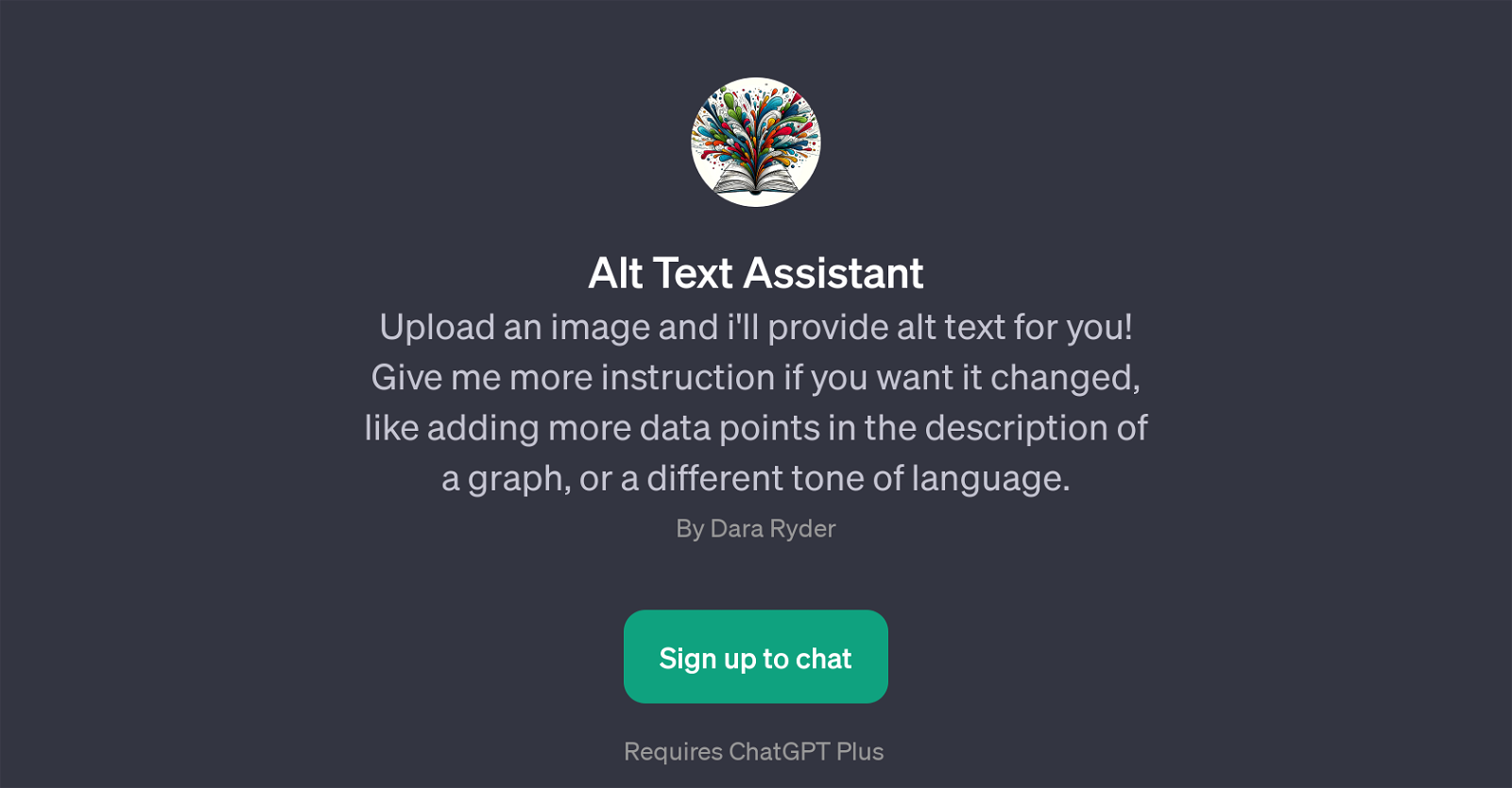 Alt Text Assistant website