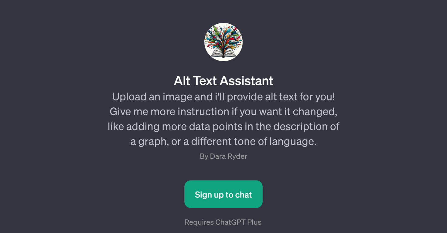 Alt Text Assistant website