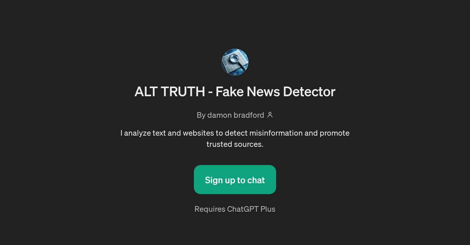 ALT TRUTH website