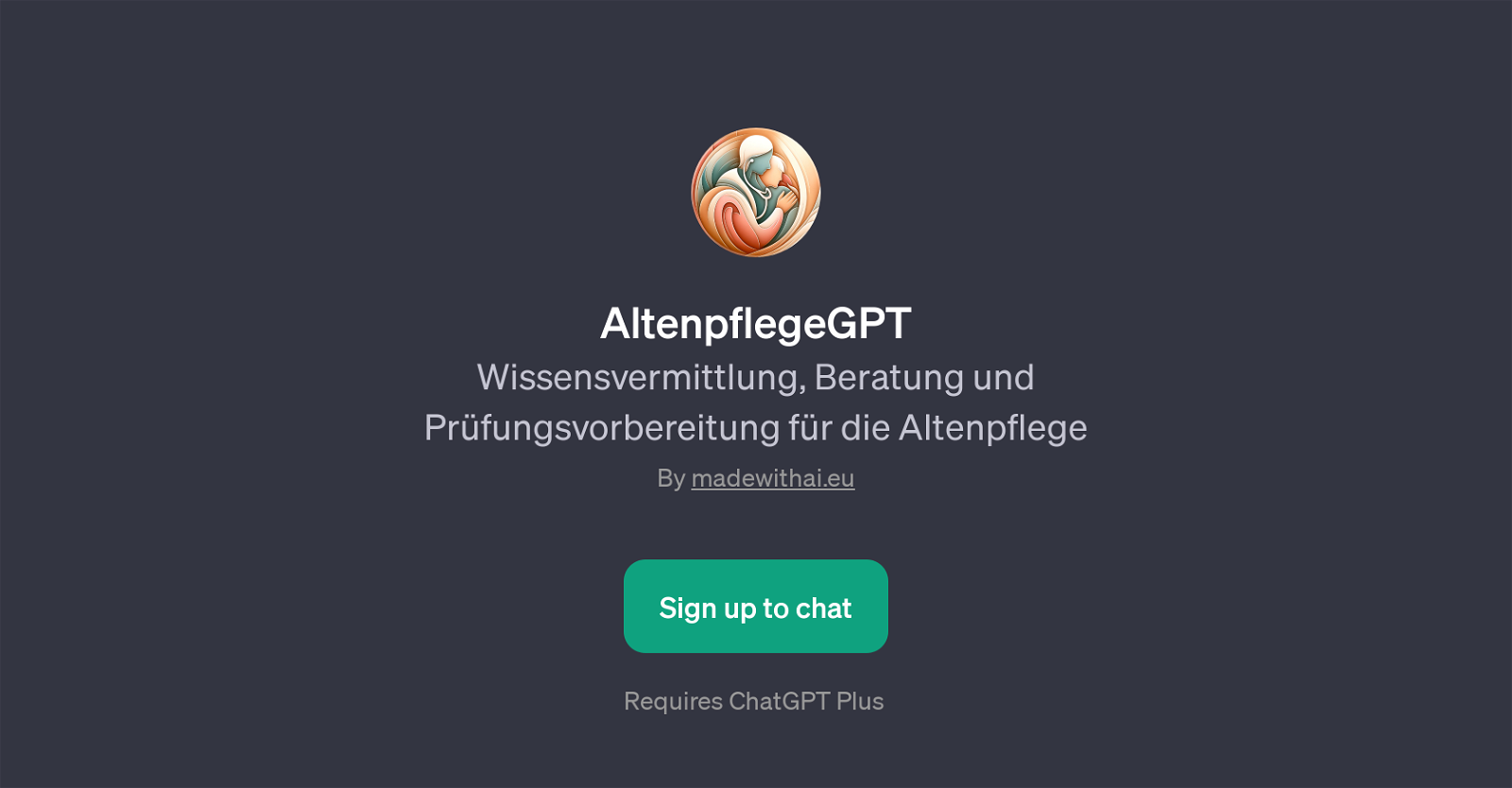 AltenpflegeGPT website